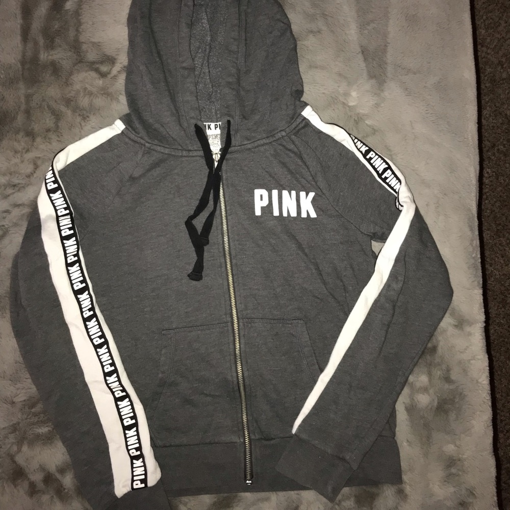 Pink zip up jacket